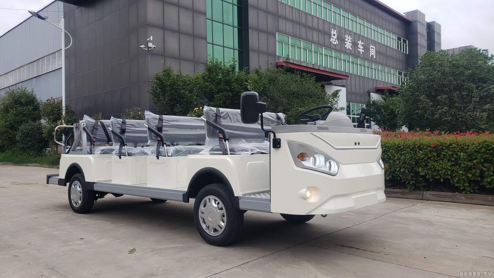 航站樓內電瓶擺渡車 電動接駁車